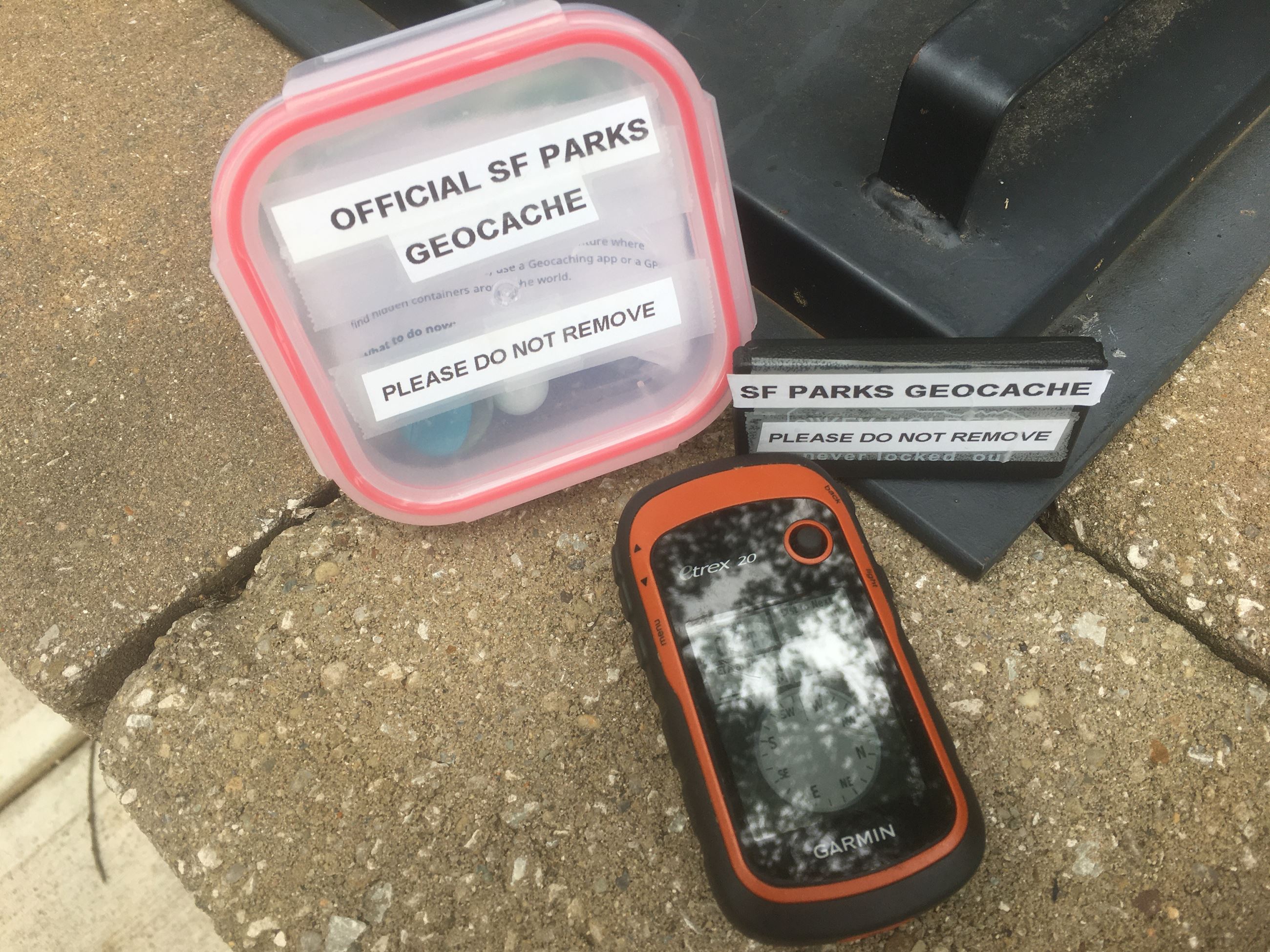 Geocache in South Fayette park