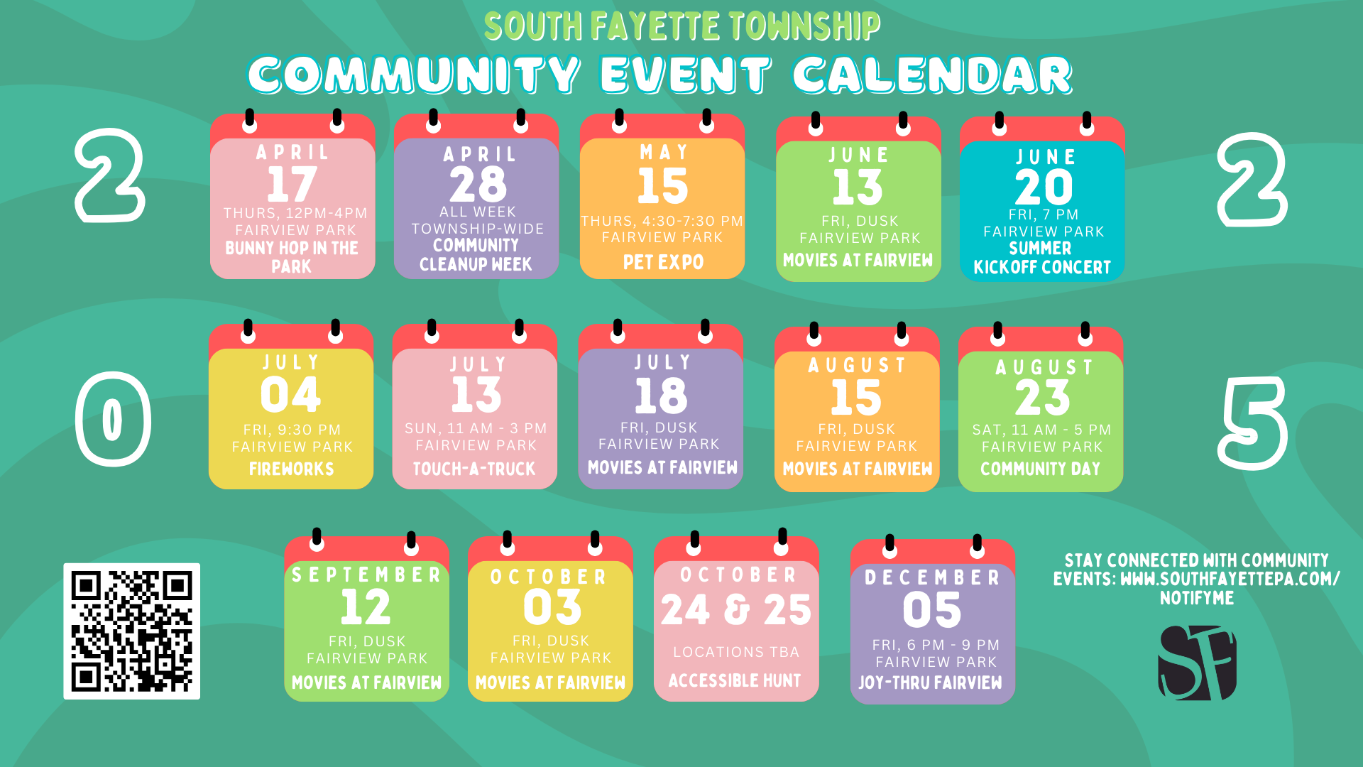 2025 Event Calendar 