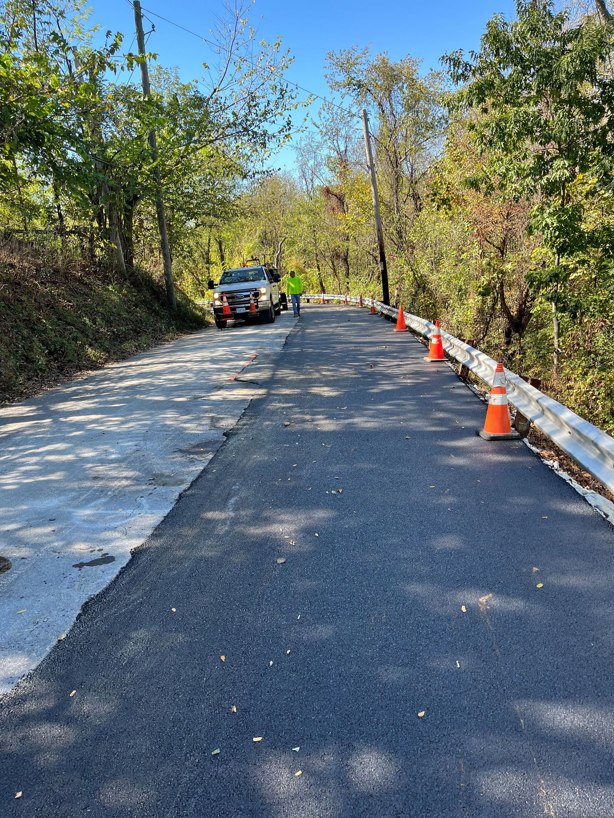 Hickory Grade Road repair