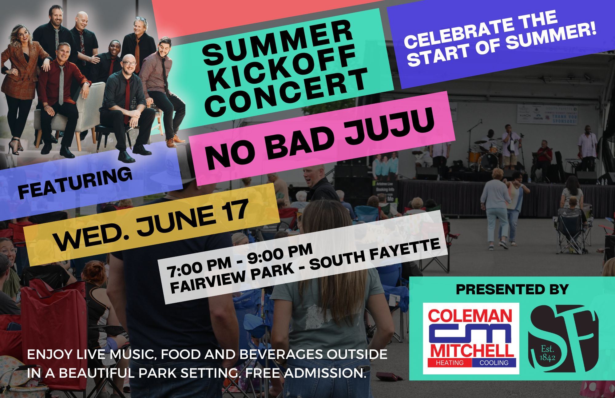 Summer Kickoff Concert 2026 Flyer for No Bad Juju (JPEG)