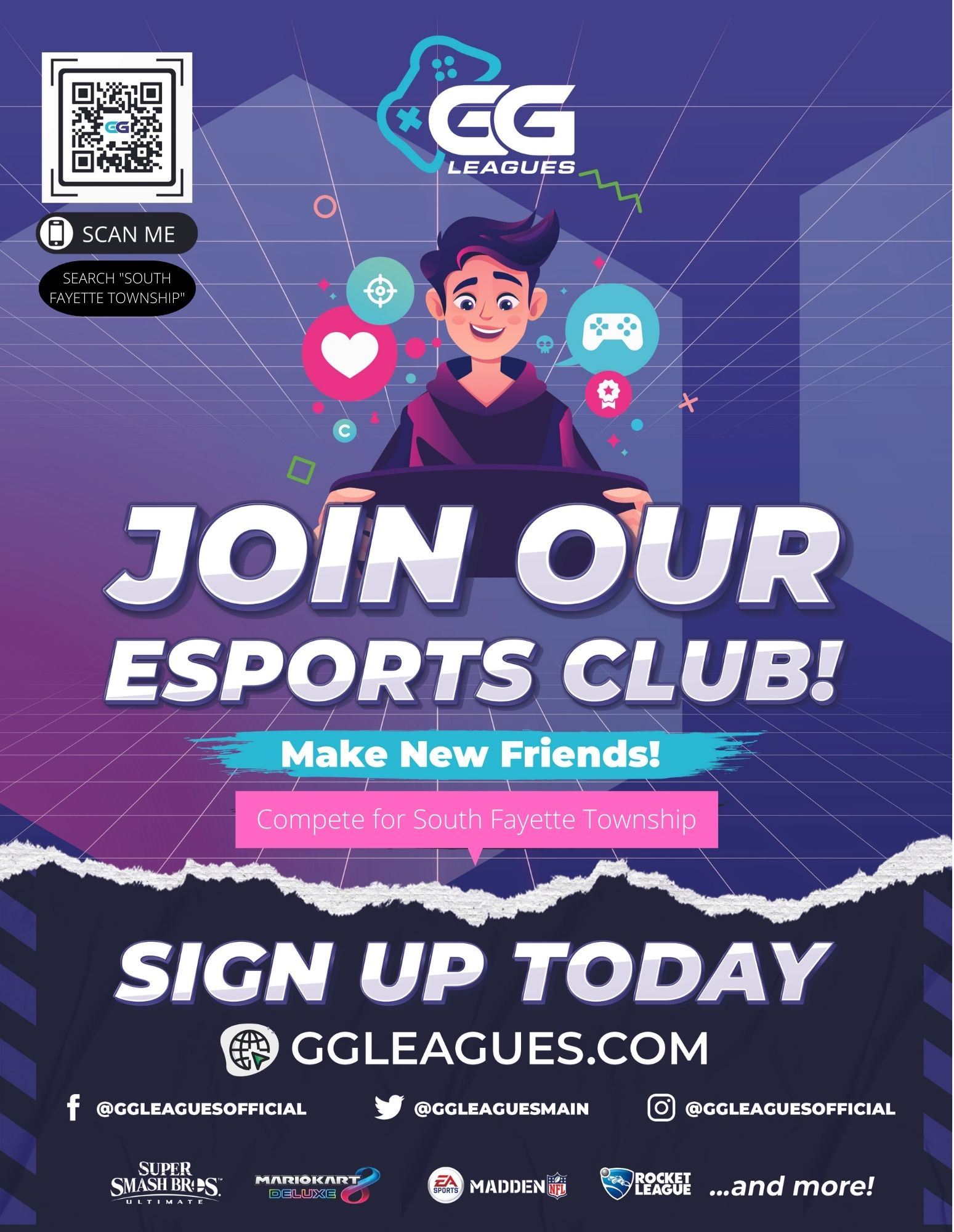 Flyer Join Our Esports Club (Teen)