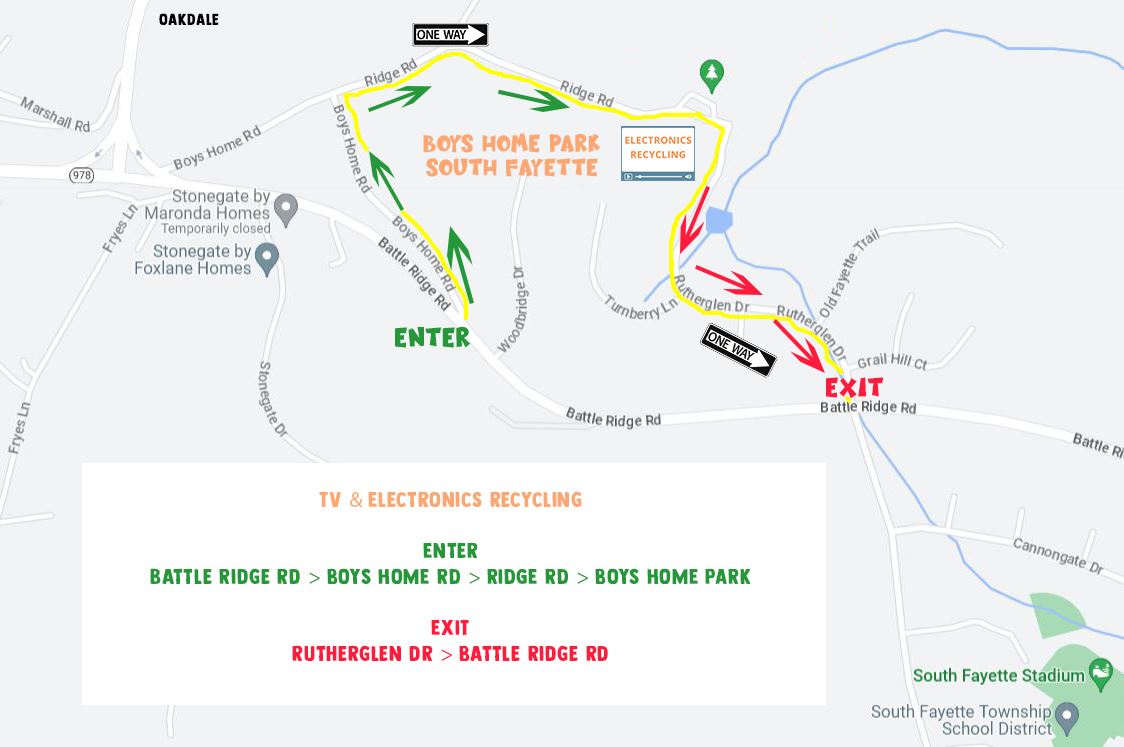 Map Boys Home Park Electronics Recycling